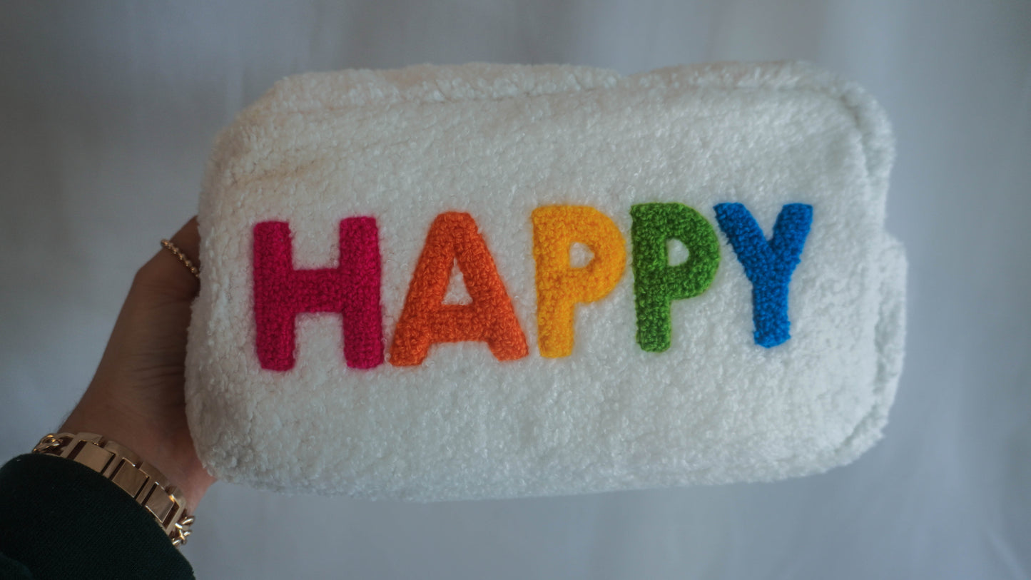 Happy Makeup Bag