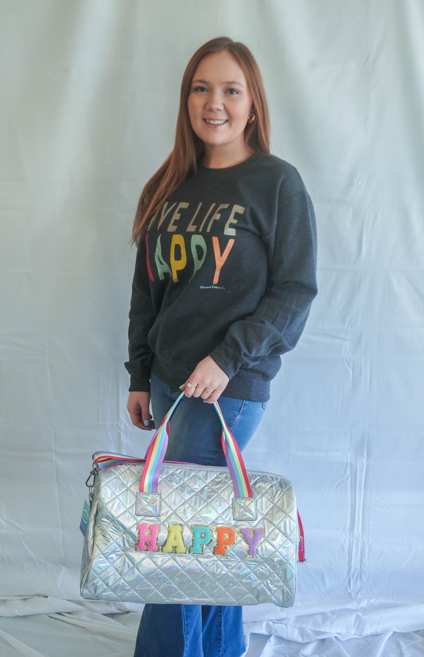 Happy Chenille Patch Weekender