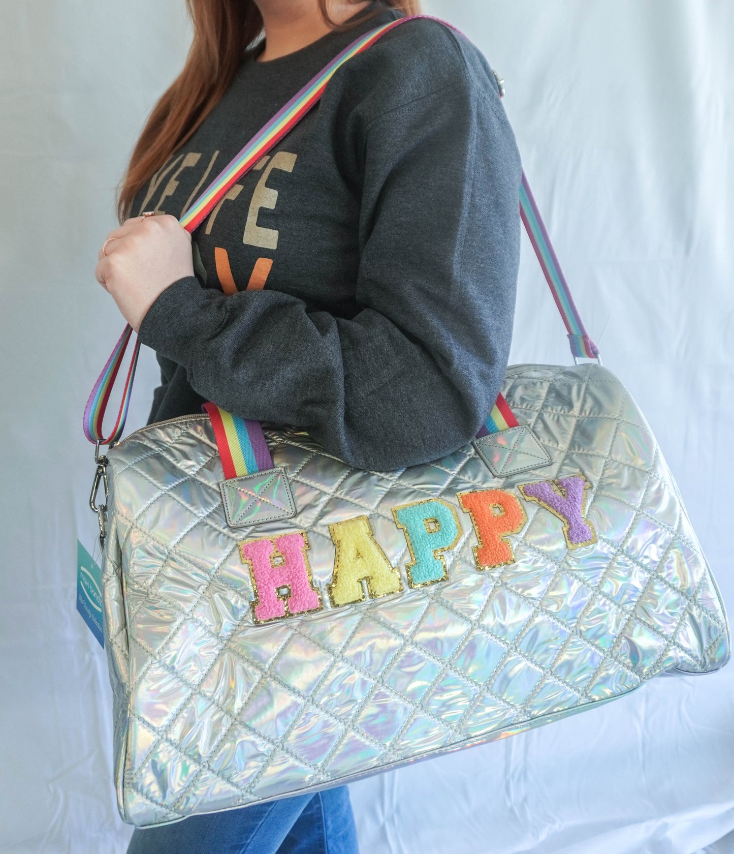 Happy Chenille Patch Weekender