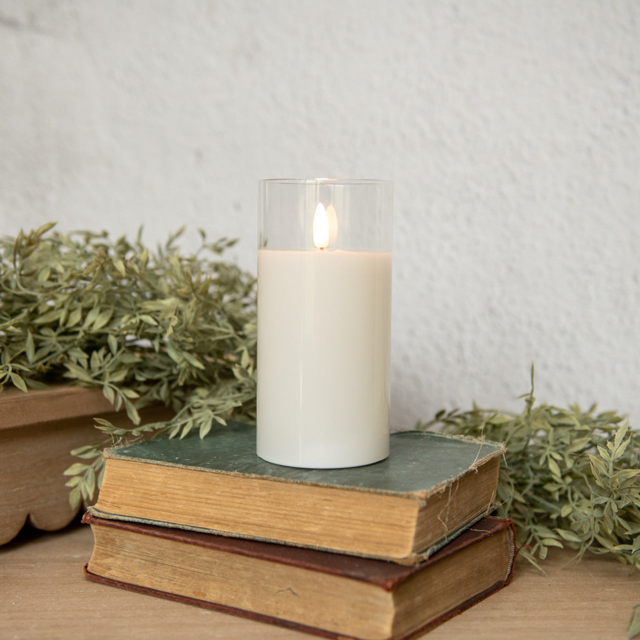 6" Glass 3D Candle