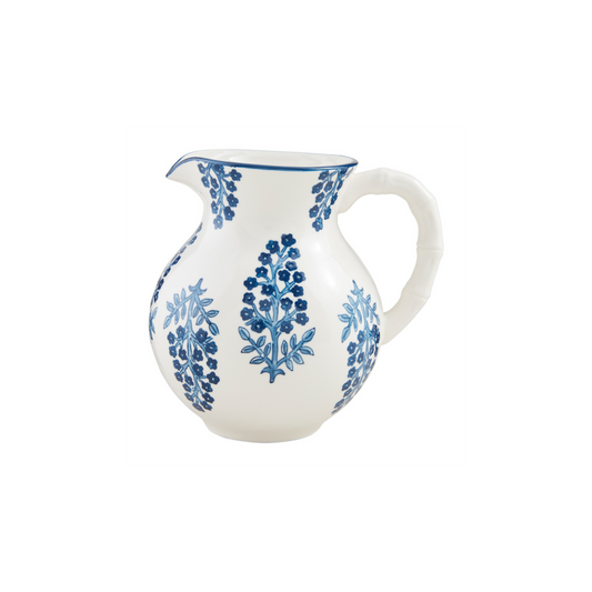 Blue Block Pitcher