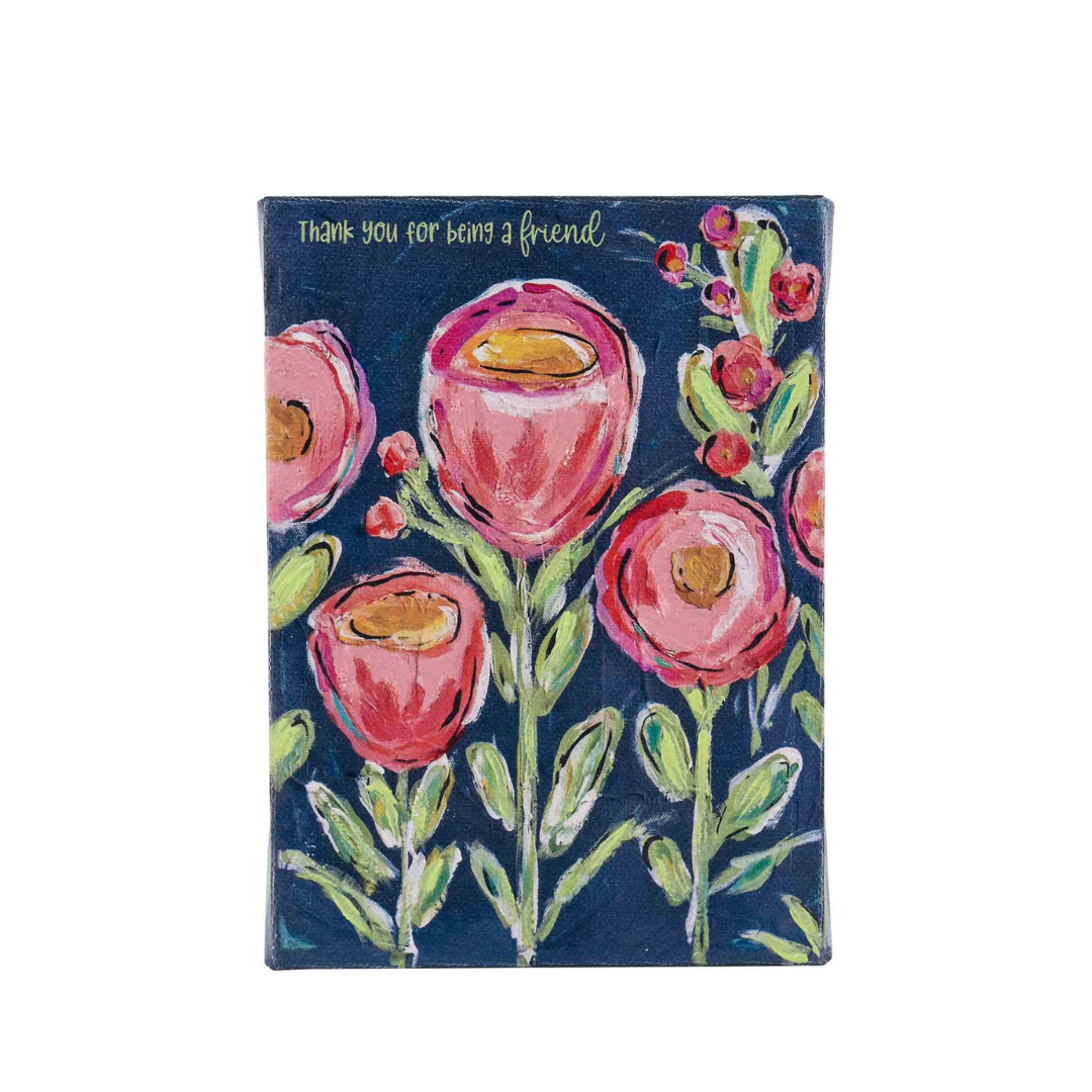 Bright Floral Friend Canvas