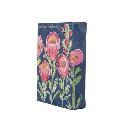 Bright Floral Friend Canvas