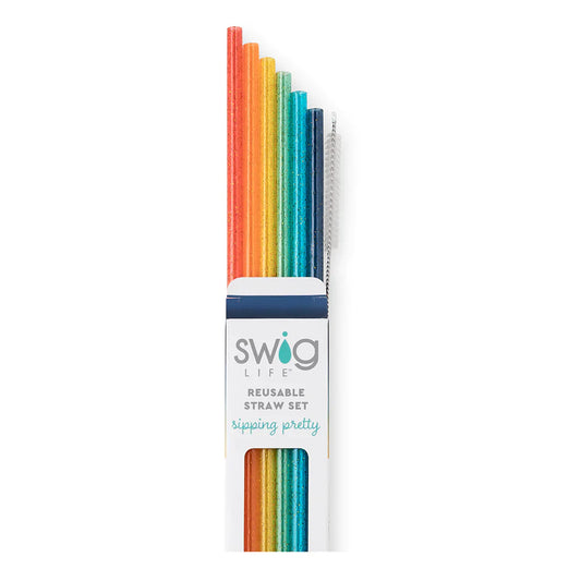 Retro Rainbow Straws